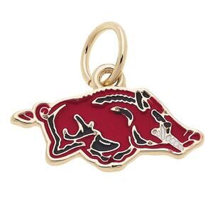 Arkansas Razorbacks Enamel Logo Game Day Layering Charm